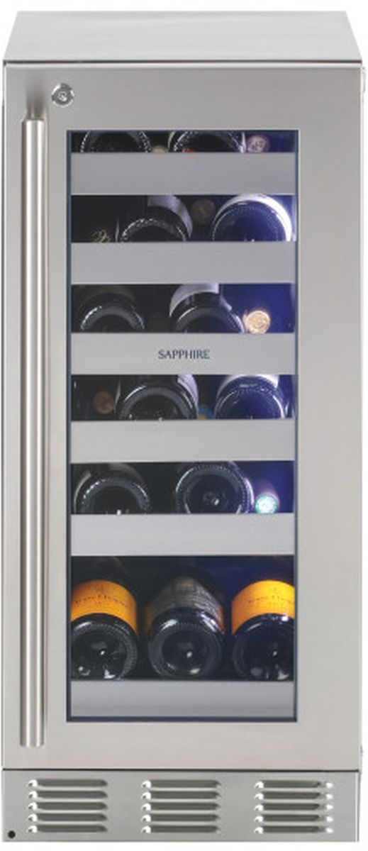 Sapphire Series 5 15" 2.8 Cu. Ft. Stainless Steel Built In Beverage Center-0