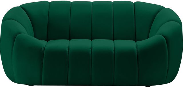 Meridian Furniture Elijah Green Velvet Loveseat-0