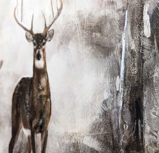 YHD A Dear's Path Wall Art-4