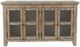 Jofran Inc. Rustic Shores Watch Hill Weathered Gray 4-Door Low Accent Cabinet-0