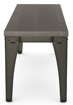 Amisco Customizable Upright 44" Dining Bench-2