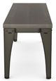 Amisco Customizable Upright 44" Dining Bench-2