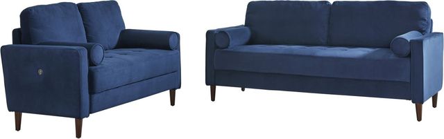 Signature Design by Ashley® Darlow 2-Piece Indigo Living Room Set-0