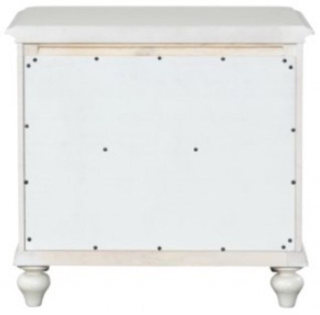 Furniture of America® Whitehaven Antique White Nightstand-4