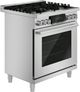 Bosch® 800 Series 30” Stainless Steel Freestanding Dual Fuel Range-2