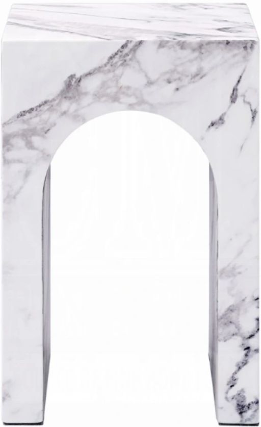 ACME Furniture Fritzy White 12" End Table-3