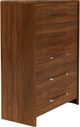 Riverside Furniture Elsie Classic Walnut Five Drawer Chest-2
