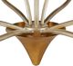 Currey & Company Paradiso Contemporary Gold Leaf/Contemporary Silver Leaf Chandelier-4