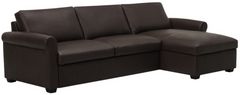 Palliser® Furniture Customizable Madison Sleep Roll Arm 2-Piece Right-Arm Facing Double Sofa Sleeper Sectional and Chaise