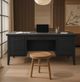 Legends Home Radiance Black Executive Desk-1