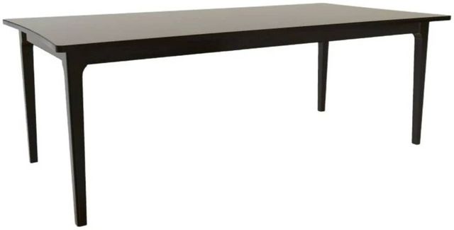 Mavin Customizable 42" x 66" Concave Extendable Dining Table with 18" Leaf-0