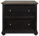 Riverside Furniture Regency Antique Oak/Matte Black Lateral File Cabinet-1