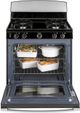 GE® 30" Stainless Steel Freestanding Gas Range-3