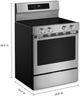 KitchenAid® 30" PrintShield™ Stainless Steel Freestanding Electric Range with Convection Cooking Modes-5