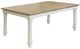 Martin Furniture Hartford Brown Extension Dining Table with Cream Base-0