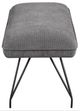 Coaster® Dodson Gray Upholstered Dining Bench-3