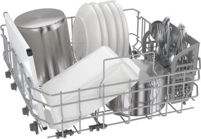 Bosch® 300 Series 24" Stainless Steel Front Control Built In Dishwasher-4