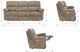 La-Z-Boy® Brooks Sugar Power Reclining Sofa with Headrest-2