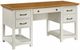 Winners Only® Cardiff Brown/White Top Desk-0