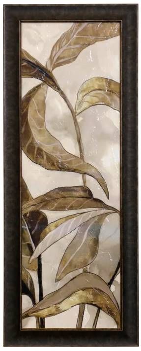 StyleCraft Neutral Leaves Wall Art-0