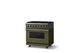 Viking® 5 Series 36" Martini Pro Style Dual Fuel (NG) Range with Polished Chrome Trim-2