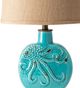 Crestview Collection Deep Ocean Antique Turquoise Table Lamp-3