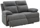 Signature Design by Ashley® Side-Swipe Charcoal Manual Reclining Loveseat-1
