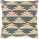 Surya Gada Teal 18"x18" Toss Pillow with Polyester Insert-0