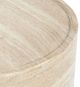 Classic Home Mckenna Travertine Stone 18" Outdoor Round End Table-3