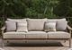 Signature Design by Ashley® Francis Beach Gray/Natural Aluminum/Fabric/Wicker Outdoor Sofa-1