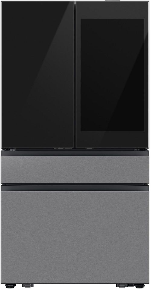 Samsung 36" 22.5 Cu. Ft. Charcoal Glass and Stainless Steel Counter Depth French Door Refrigerator with AI Vision Inside™-2