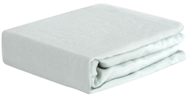 BEDGEAR® Hyper-Linen Performance® Light Green Crib Fitted Sheet-0