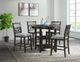 Elements International Amherst Gray Counter Side Chair-1
