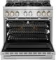 JennAir® RISE™ 36" Stainless Steel Pro Style Gas Range-1