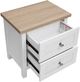 Magnussen Home® Windmill Harbour Sand/White Whisp Drawer Nightstand-5
