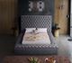 Meridian Furniture Bliss Grey Velvet Full Bed-4