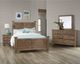 Vaughan-Bassett Centennial Solids Chestnut Creek Fawn Queen Plank Poster Bed-3