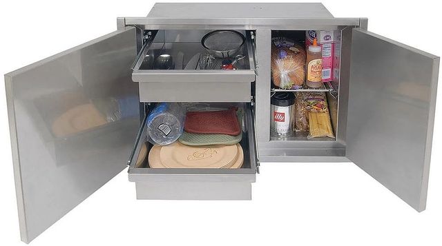 Alfresco™ 30" Stainless Steel Sealed Dry Low Profile Pantries-1