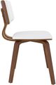 Inspire™ Zuni White/Walnut Side Chair, Faux Leather-4