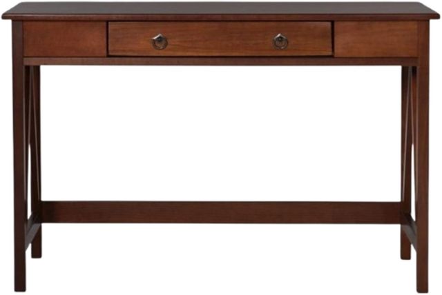 Linon Titian Antique Tobacco Writing Desk-3