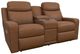 La-Z-Boy® Emmons Oak Leather Power Reclining Loveseat with Console, Headrest and Lumbar-0