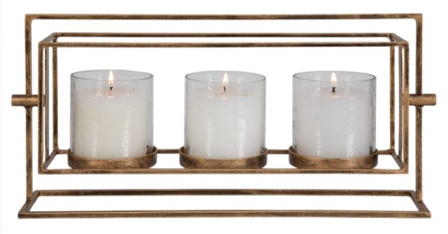 Uttermost® Wenman Gold Candleholder-2