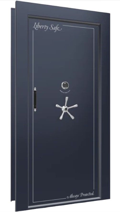 Liberty Safe Beast Blue Gloss In-Swing Right Hinge Electronic Vault Door-0