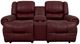 Best® Home Furnishings Customizable Genet Leather Power Reclining Space Saver® Console Loveseat and Tilt Headrest-1