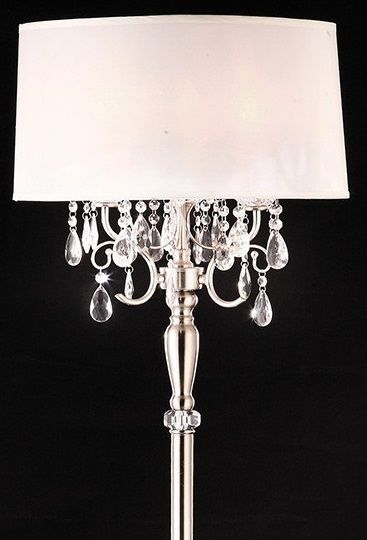 Furniture of America® Sophy Chrome Floor Lamp-1