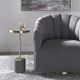 Uttermost® Laurier Glass Top Drink Table with Gray Base-2