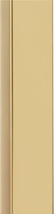 Elements International Harper Espresso End Table with Gold Base-2