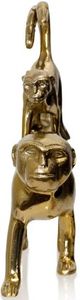 Stylecraft Gold Monkey with Baby Home Décor-0