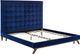 TOV Furniture Eden Navy Queen Velvet Bed-1
