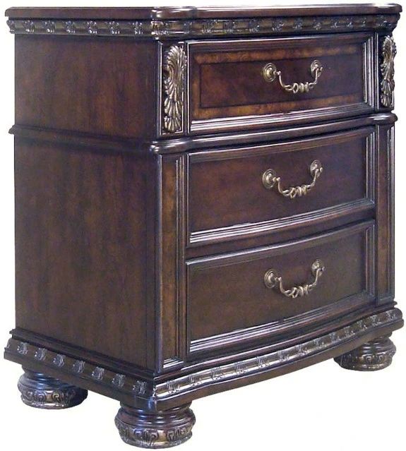 Steve Silver Co. Monte Carlo Lustrous Cocoa Nightstand-0